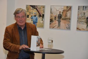 Eckhardt Barthel bei der Ausstellungseröffnung von camera D. Foto: Ulrich Horb